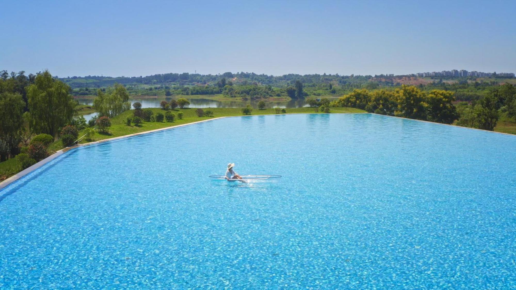 Intercontinental Heilong Lake, An Ihg Hotel Meishan (Sichuan) Exterior foto