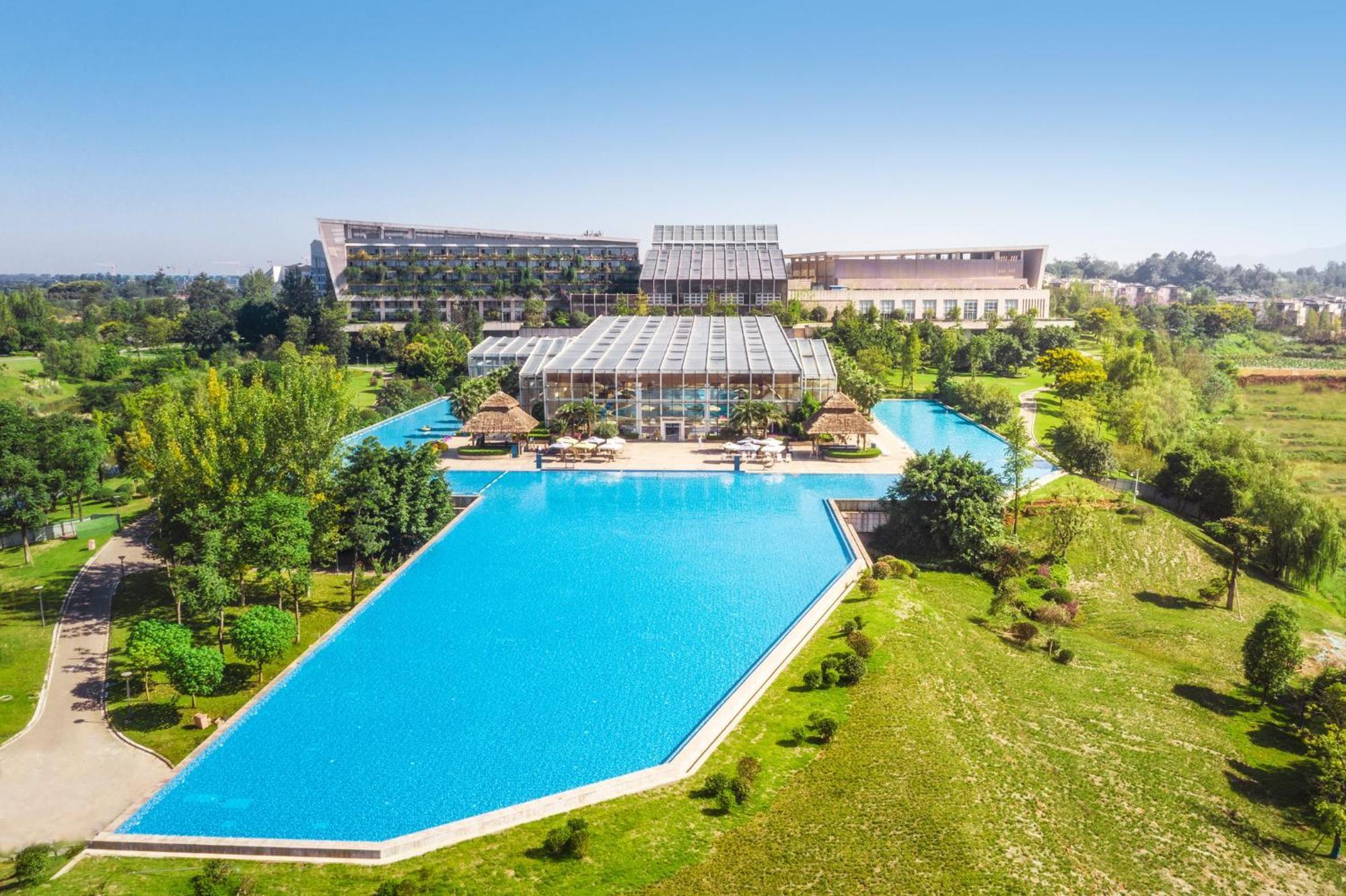 Intercontinental Heilong Lake, An Ihg Hotel Meishan (Sichuan) Exterior foto